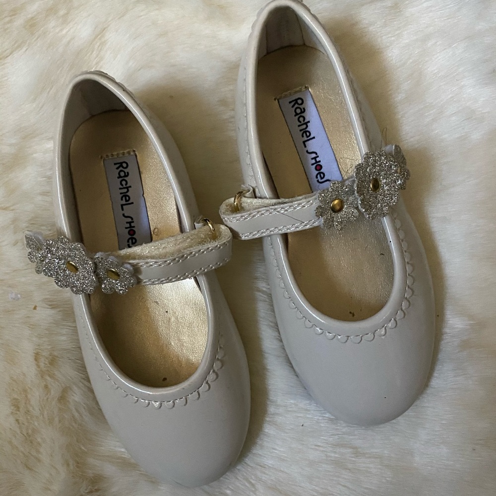 Toddler Girl Off White Dress Shoe